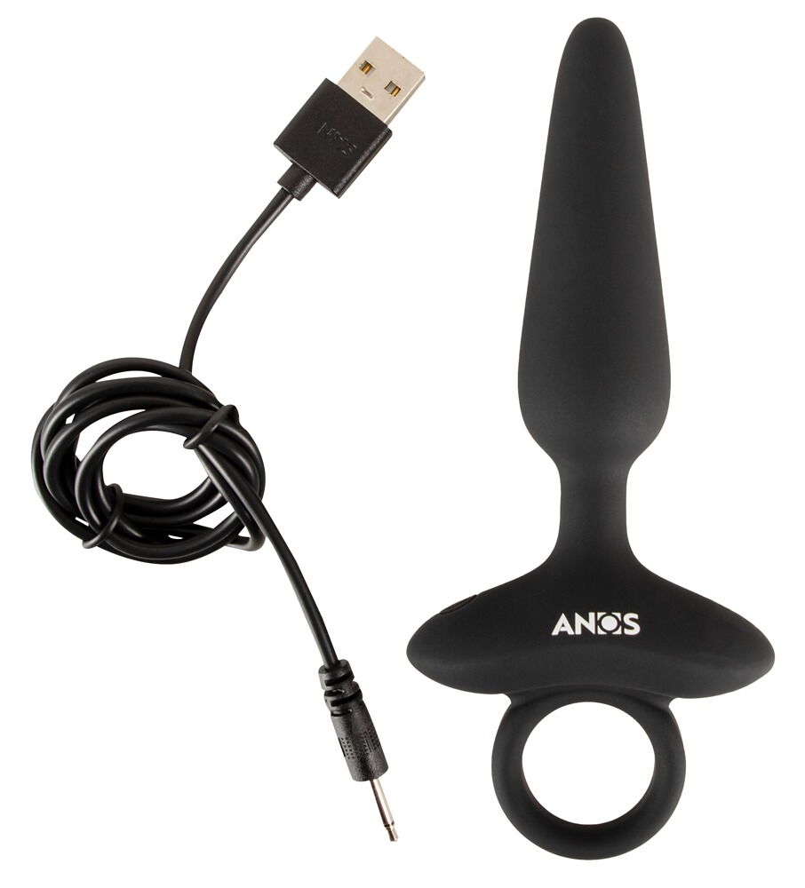 Flexible Butt Plug with Vibrations