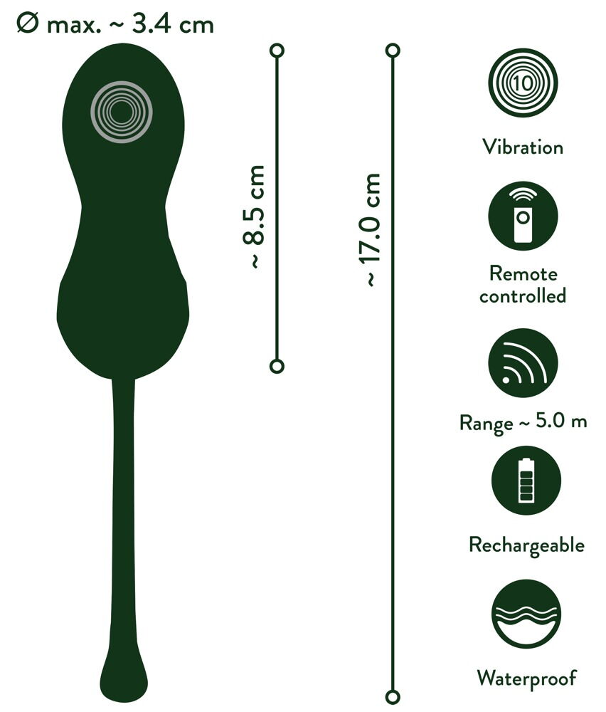 Liebeskugeln „Luxurious RC Love Balls“ mit Vibration