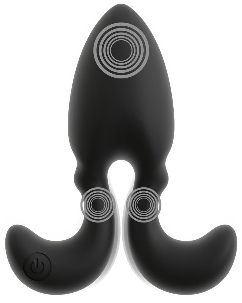 RC Vibrating Butt Plug with Flexible Arms