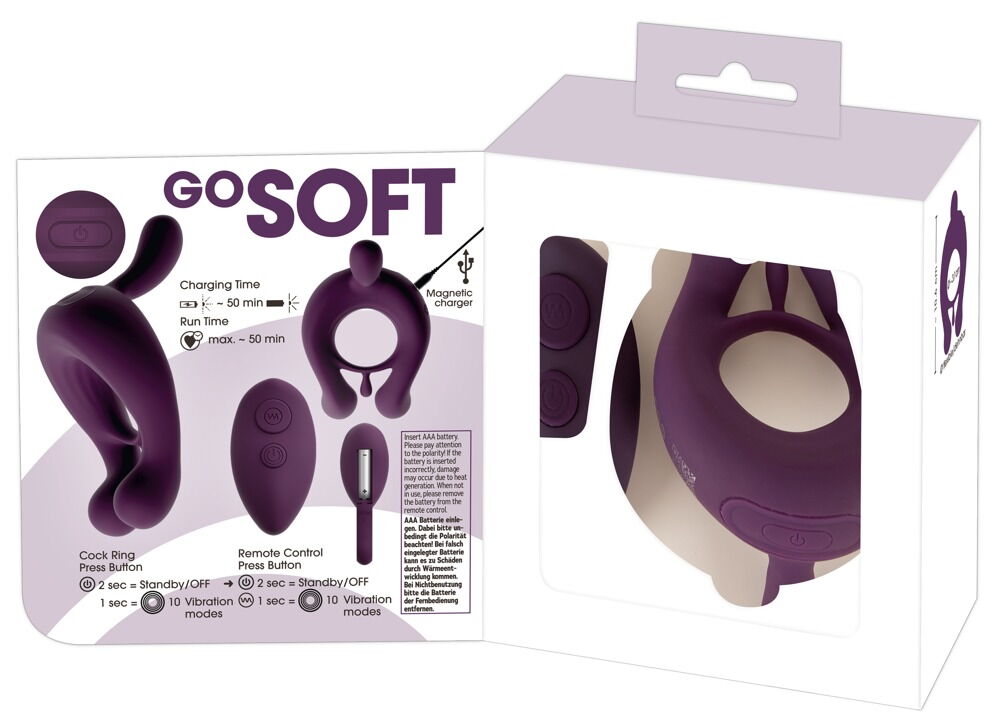 Vibro-Penisring mit 3 Motoren