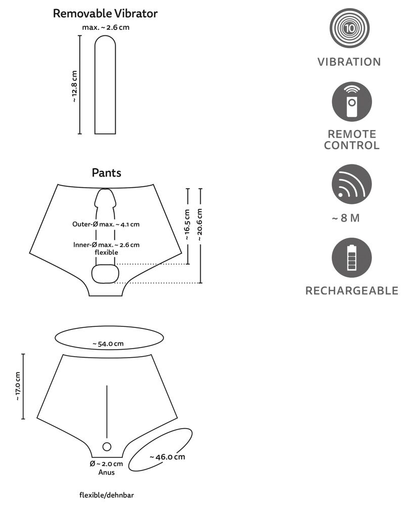 Ultra Realistic Vibrating Penis Pants