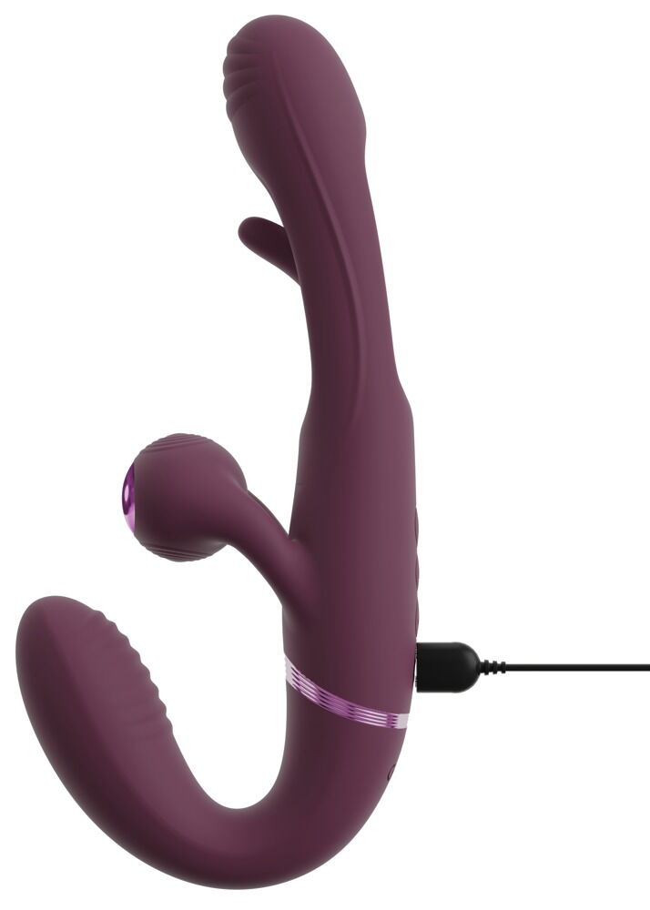 RC Strapless Strap-On With Flicking Tongue