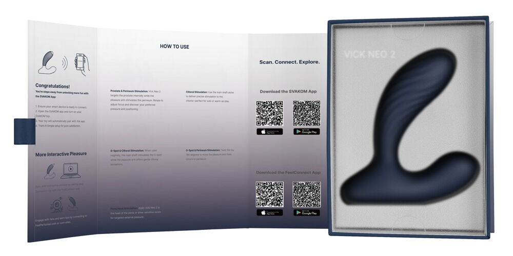 Analvibrator „Vick Neo 2“ mit Fernbedienung