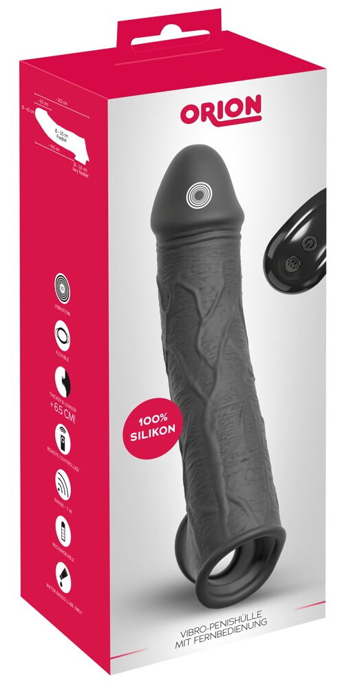Vibrating Penis Sleeve with Remote Control