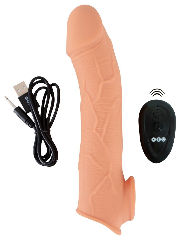 Vibrating Penis Sleeve with Remote Control