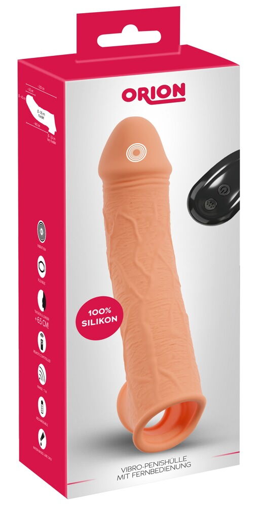 Vibrating Penis Sleeve with Remote Control