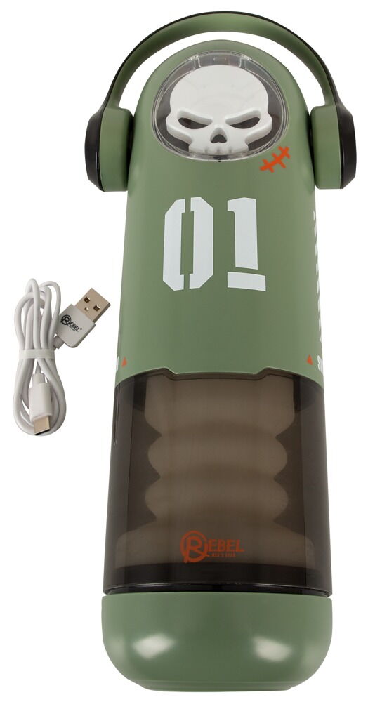 Masturbator „SKULL“ mit 3 automatischen Funktionen