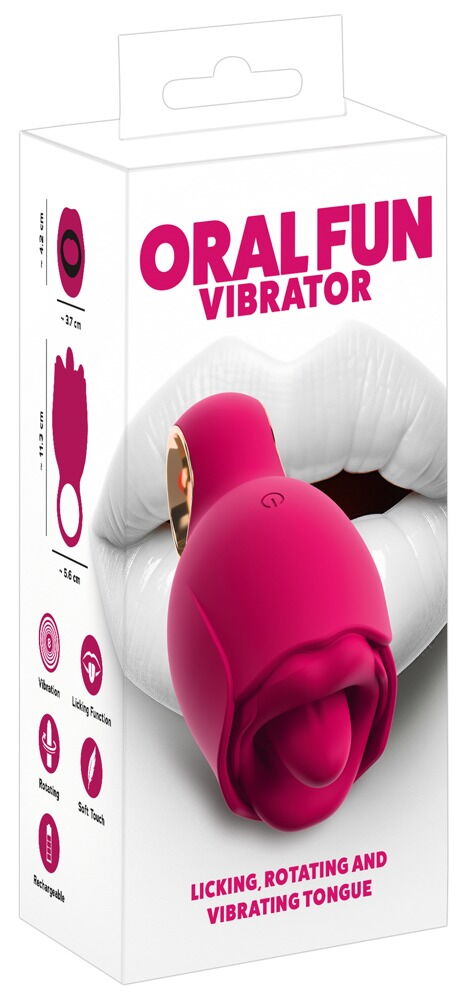 Oral Fun Vibrator Licking and Vibrating Tongue