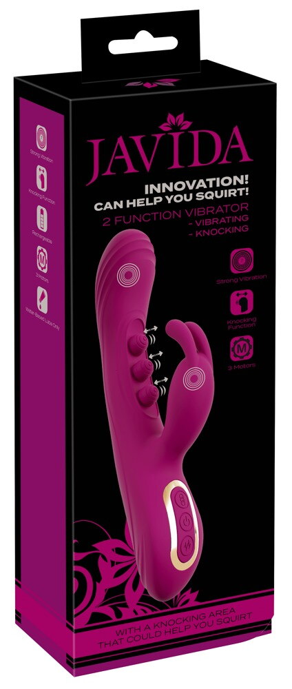 Rabbitvibrator „Can help you squirt!“ mit 2 Funktionen
