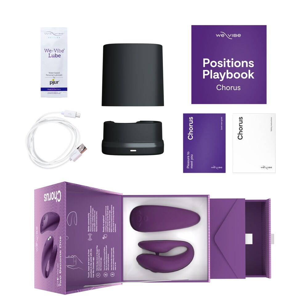 Paarvibrator „Chorus“ mit Squeeze-Fernbedienung