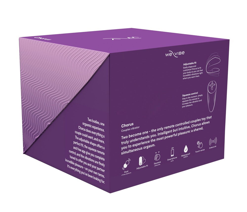Paarvibrator „Chorus“ mit Squeeze-Fernbedienung