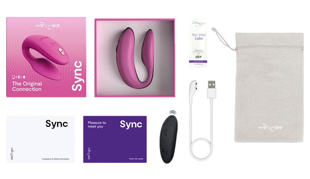 Paarvibrator „Sync2“ mit 10+ Vibrationsmodi