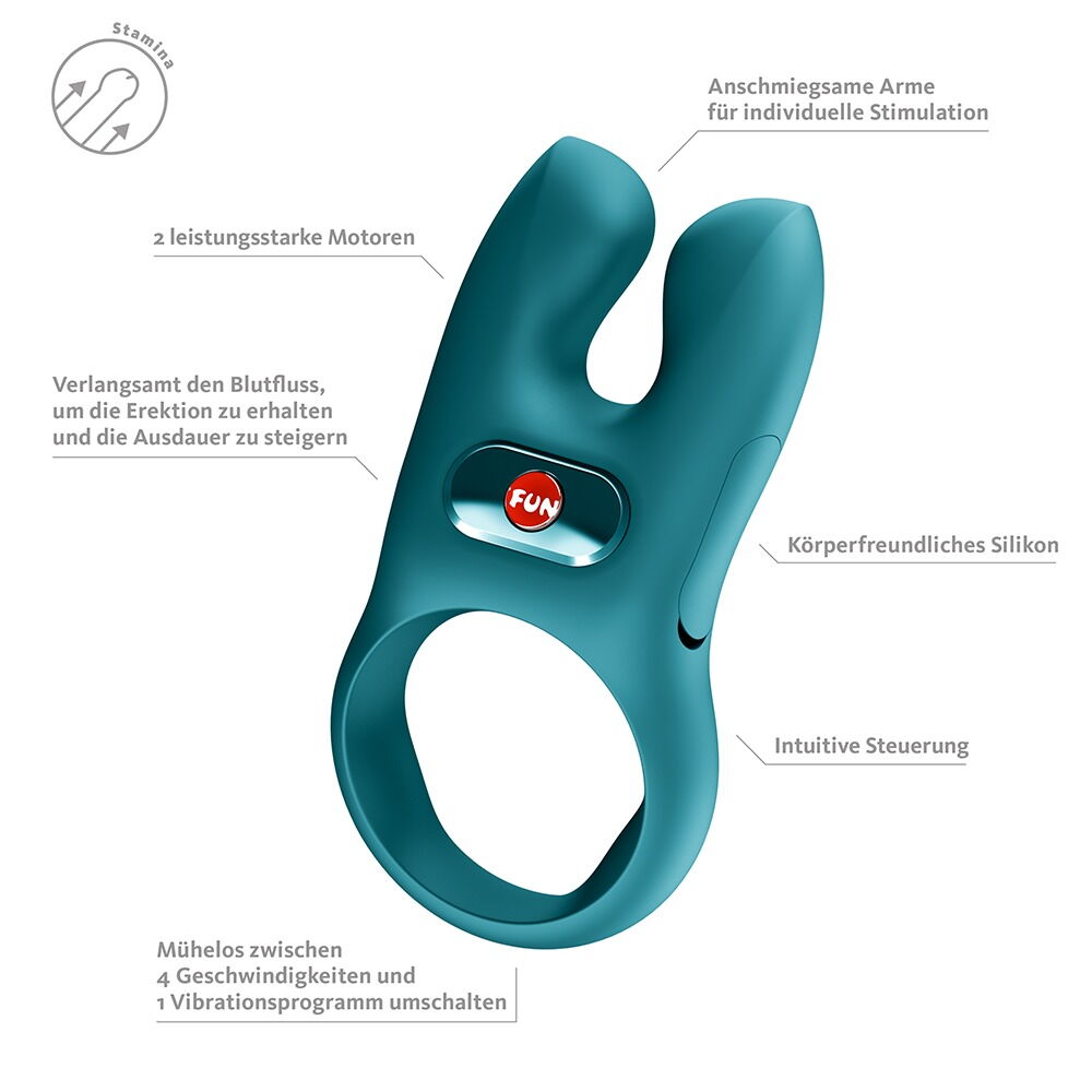 Vibro-Penisring „NŌS CLASSIC“ mit 2 Motoren