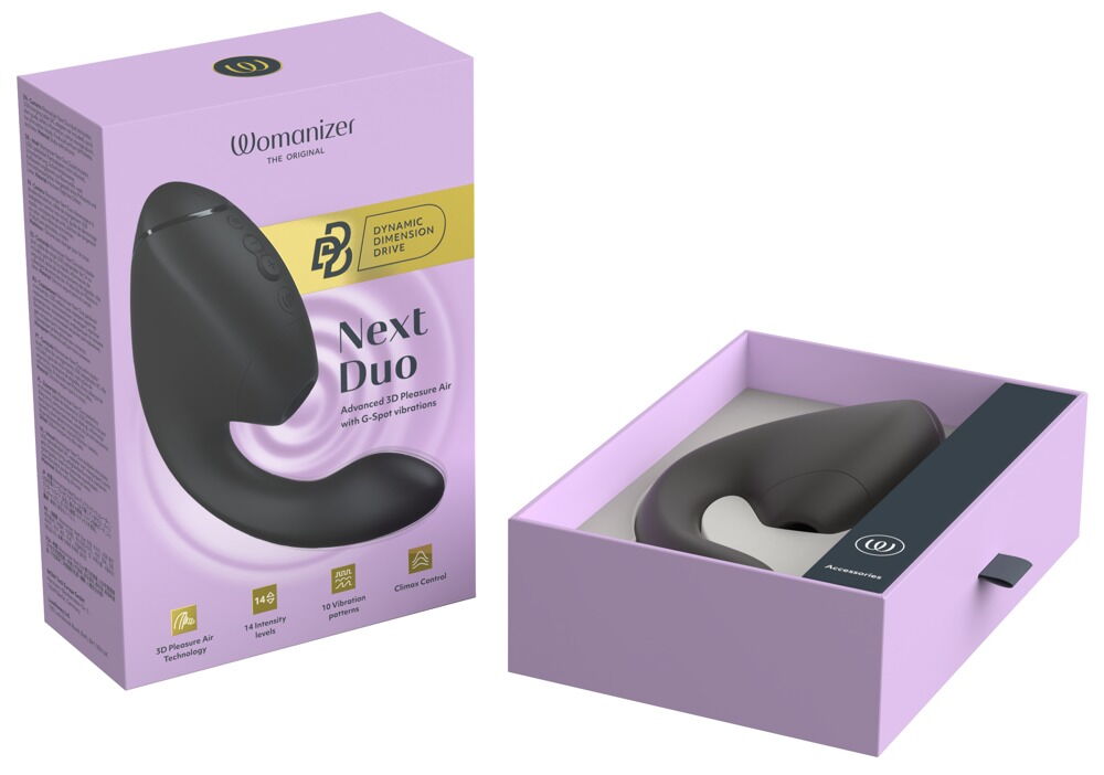 Pulsator „Womanizer Next Duo“ mit G-Punkt-Vibrator