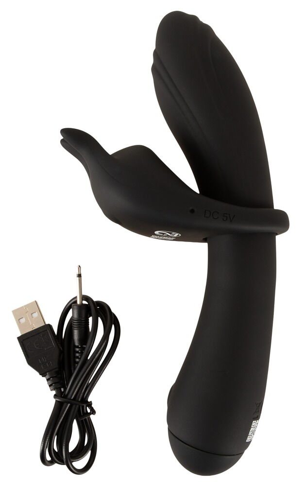 Vibrator mit abnehmbarem Vibro-Penisring