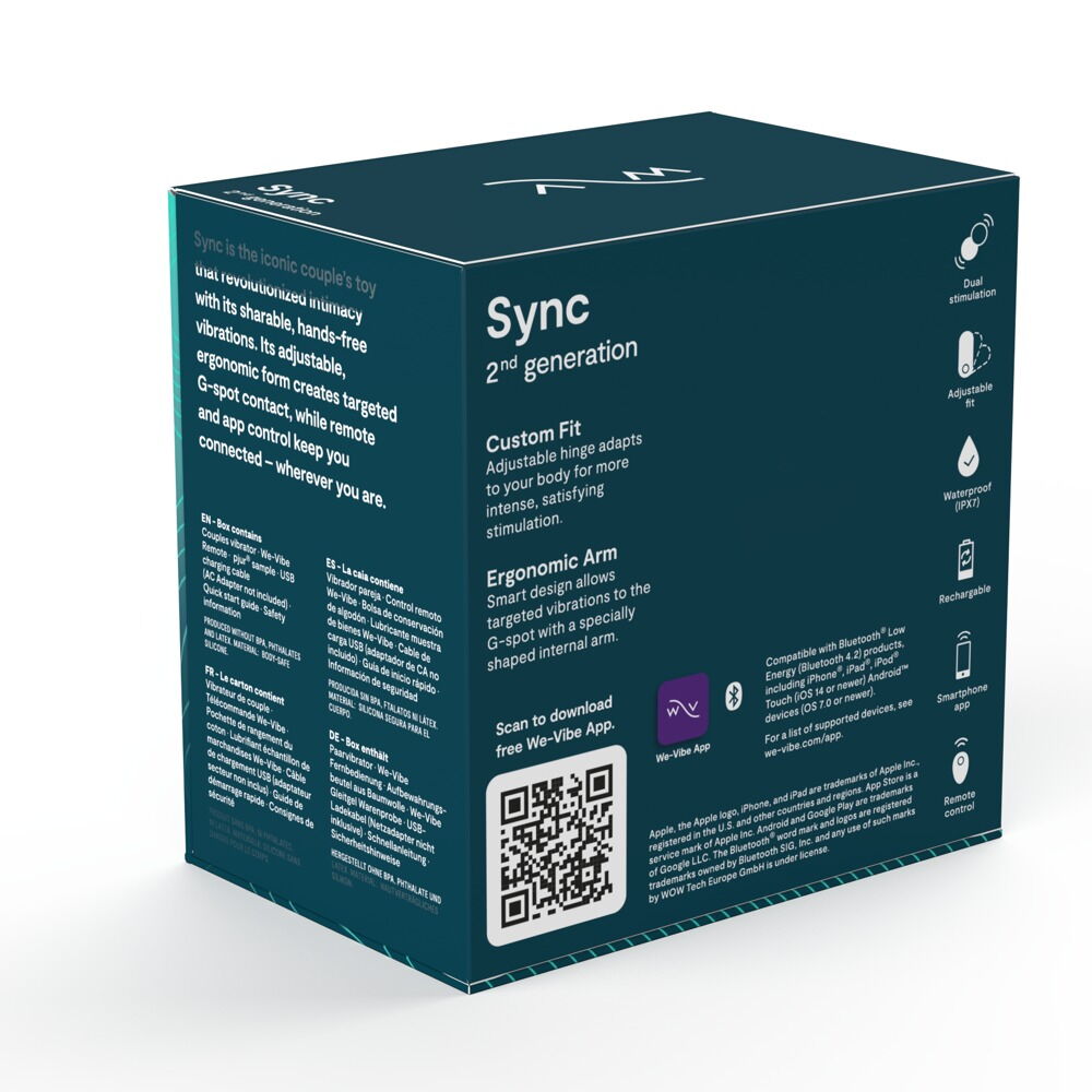 Paarvibrator „Sync2“ mit Fernbedienung