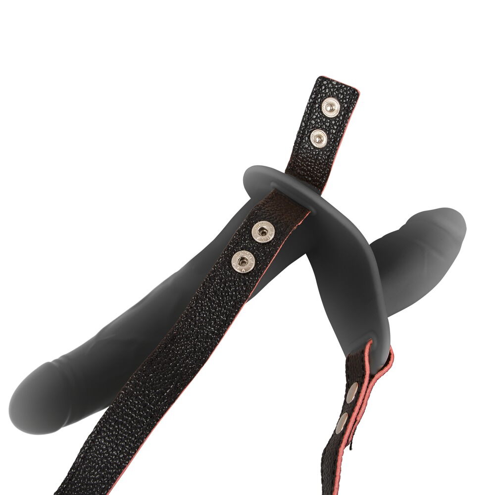 Strap-on „RC Vibrating Double“ mit Außen- und Innen-Vibrator