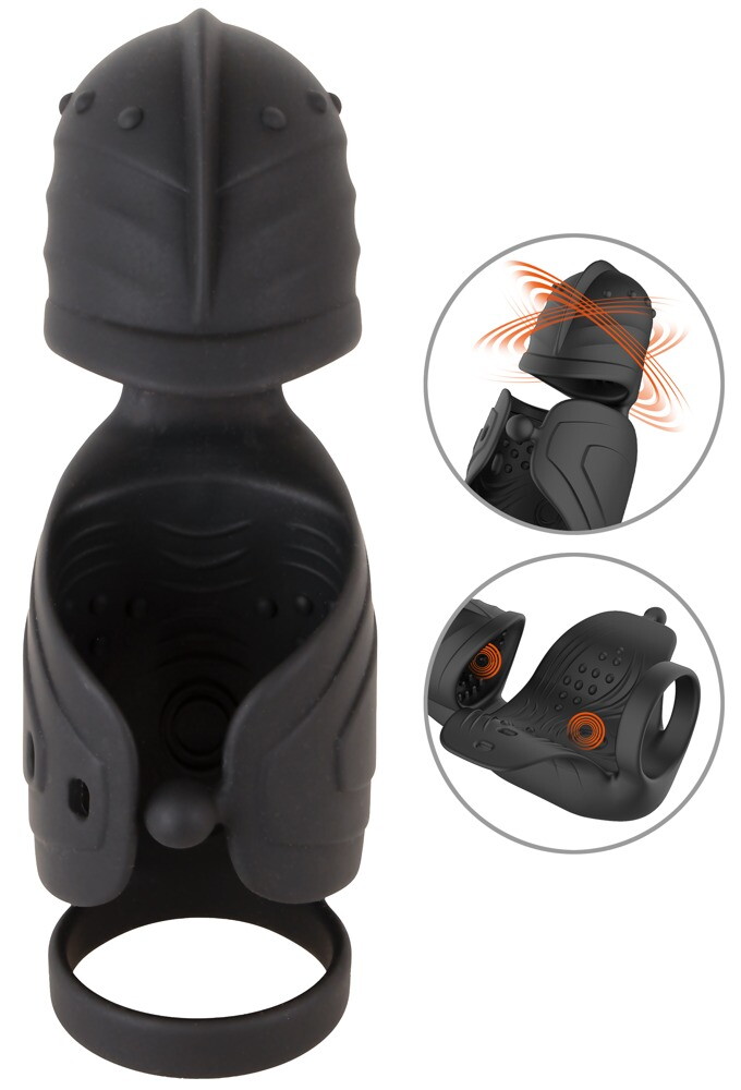 Cock Vibrator with Elliptical Moving Glans Stimulator