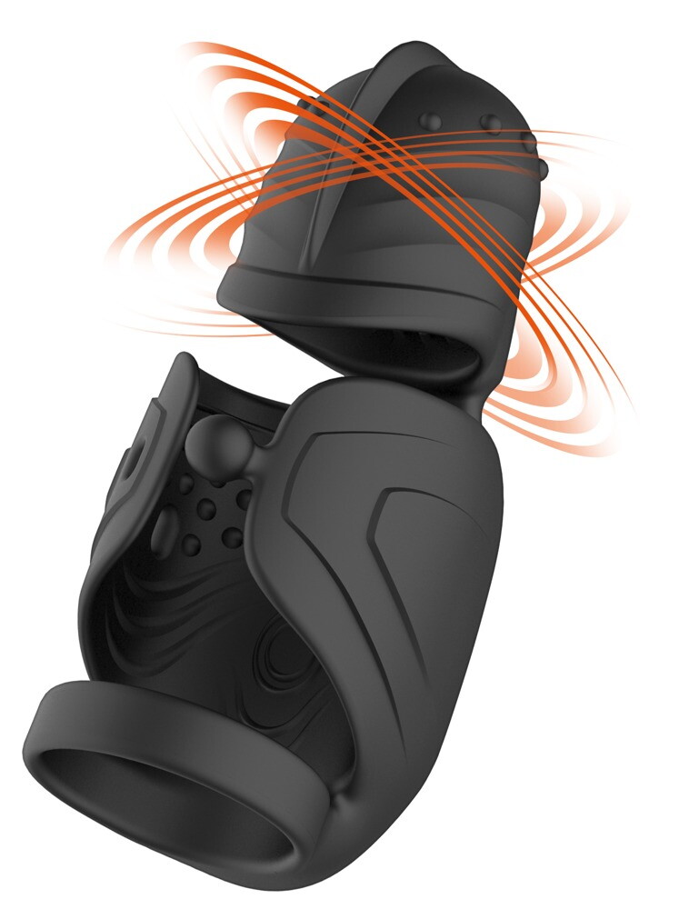 Cock Vibrator with Elliptical Moving Glans Stimulator