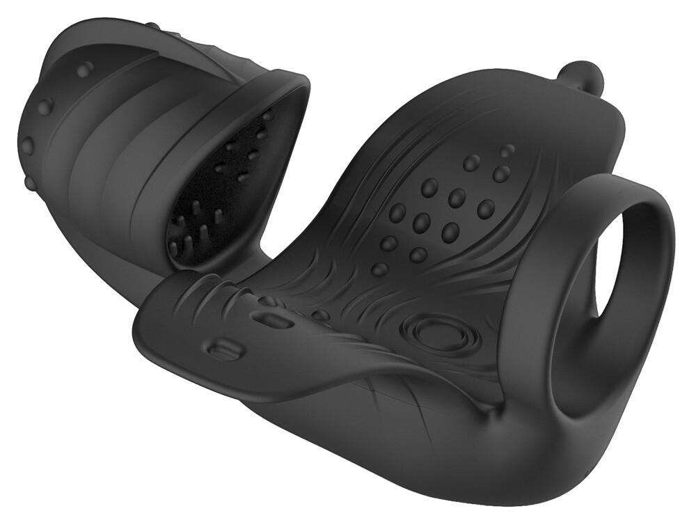 Cock Vibrator with Elliptical Moving Glans Stimulator