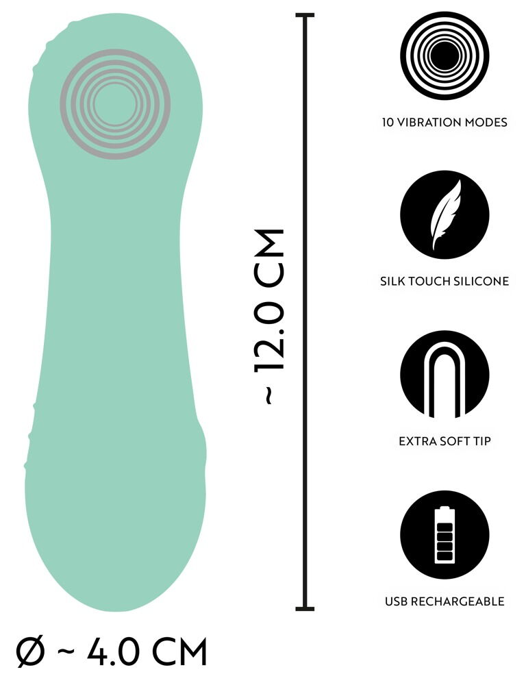 Minivibrator „Dual Density“ mit Tiefen-Vibration in 10 Modi