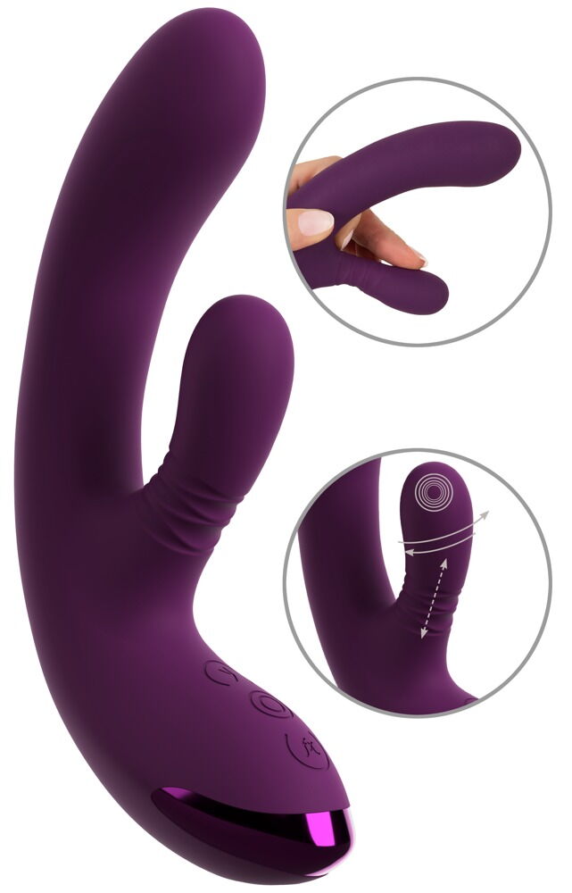 Rabbitvibrator mit doppelter Nodding-Funktion