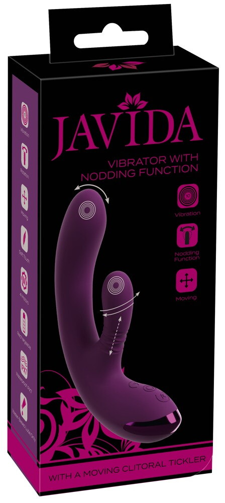 Rabbitvibrator mit doppelter Nodding-Funktion