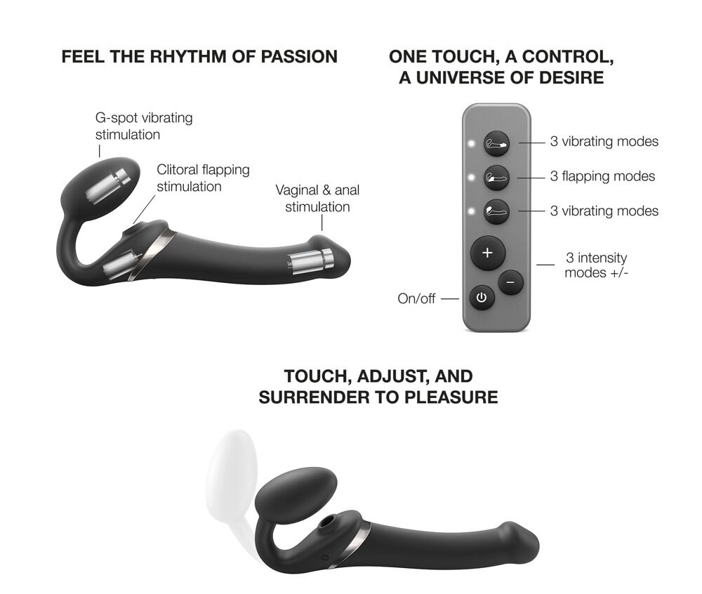 Multi Orgasm Bendable Strap-On