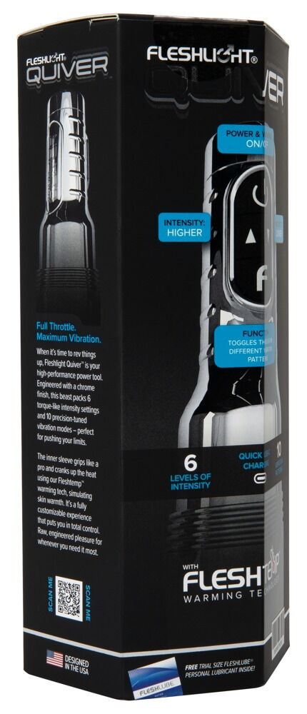 Masturbator „Quiver“ mit Vibration und Wärme