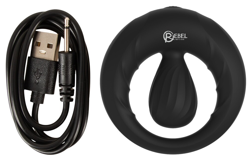 Cock Ring With A Vibrating Stimulator