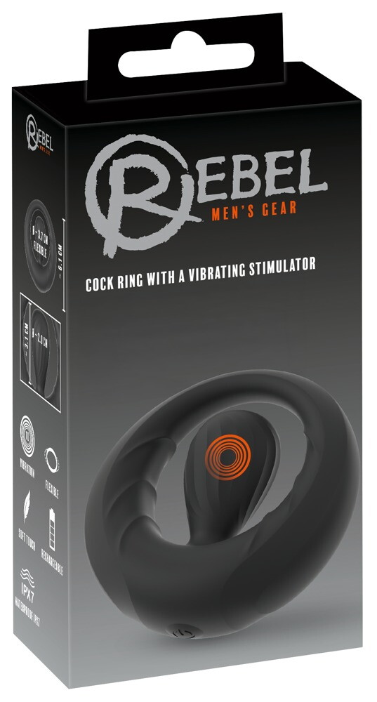 Cock Ring With A Vibrating Stimulator