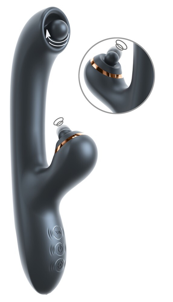 Rabbitvibrator „be Rolling“ mit Stimulationskugeln