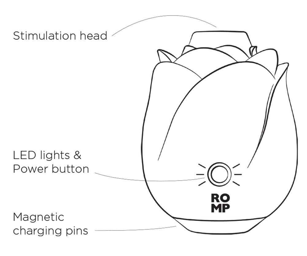 Pulsator ROMP by Womanizer „Rose Glow“