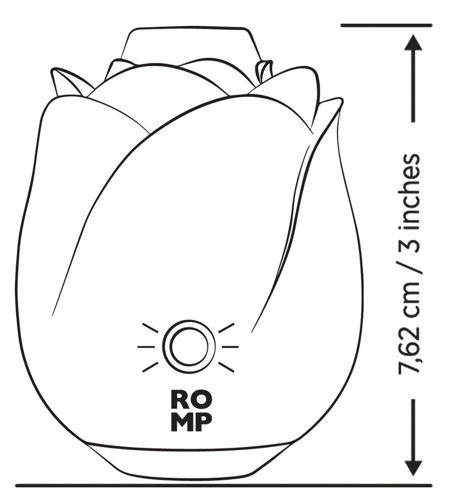 Pulsator ROMP by Womanizer „Rose Glow“