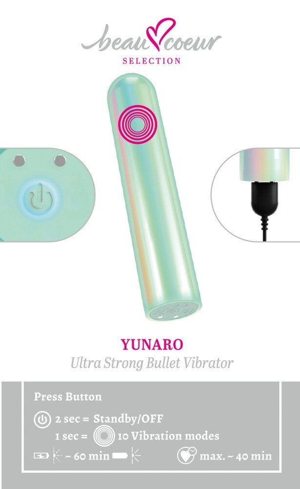 Minivibrator „YUNARO“ im stylischen Mintglanz