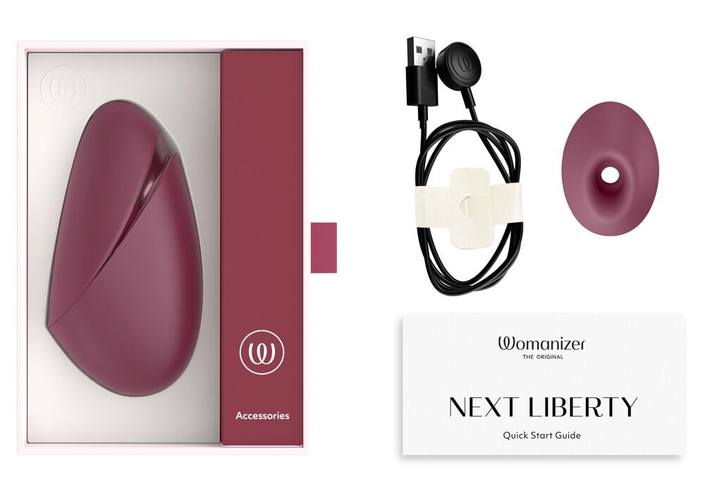 Pulsator „Womanizer Next Liberty“ in Reisegröße mit Magnet-Cover