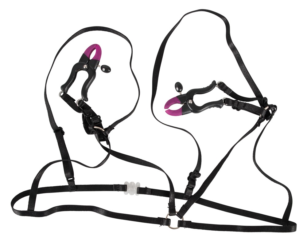 Nippelklammern „Bra With Silicone Nipple Clamps´´, verstellbar Nippelklammern „Bra With Silicone Nipple Clamps´´, verstellbar