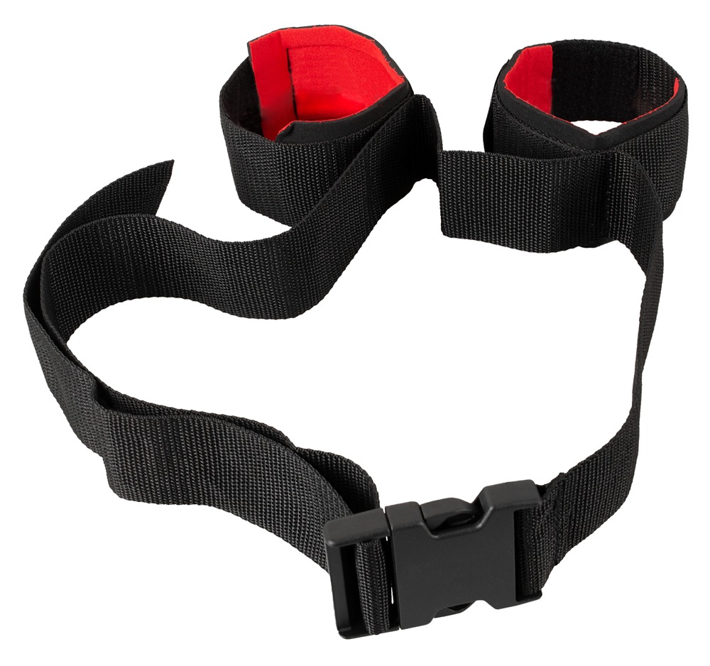 Handfessel „Demuts-Riemen“ mit Taillengurt