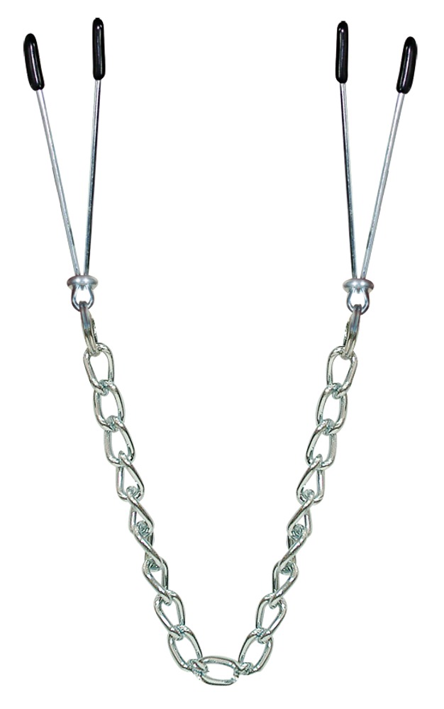 Nippelklammern mit Metallkette Nippelklammern mit Metallkette