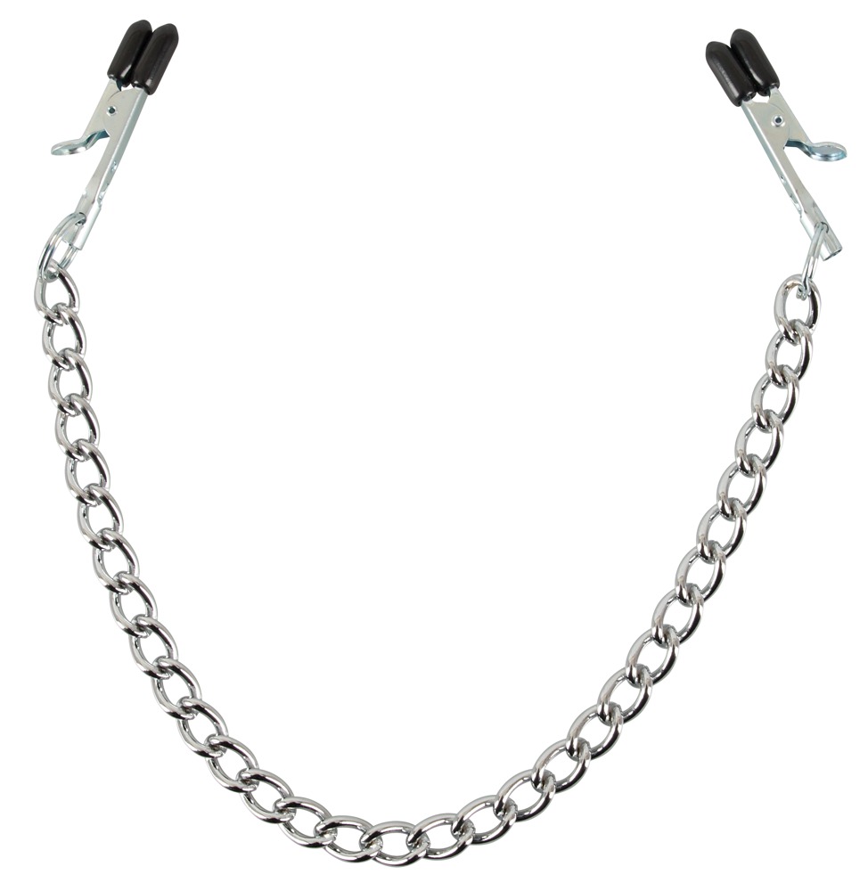 Nippelklammern mit Metallkette, 30 cm Nippelklammern mit Metallkette, 30 cm