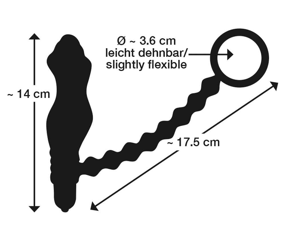 Penisring „Double Devotion´´ mit Prostatavibrator Penisring „Double Devotion´´ mit Prostatavibrator