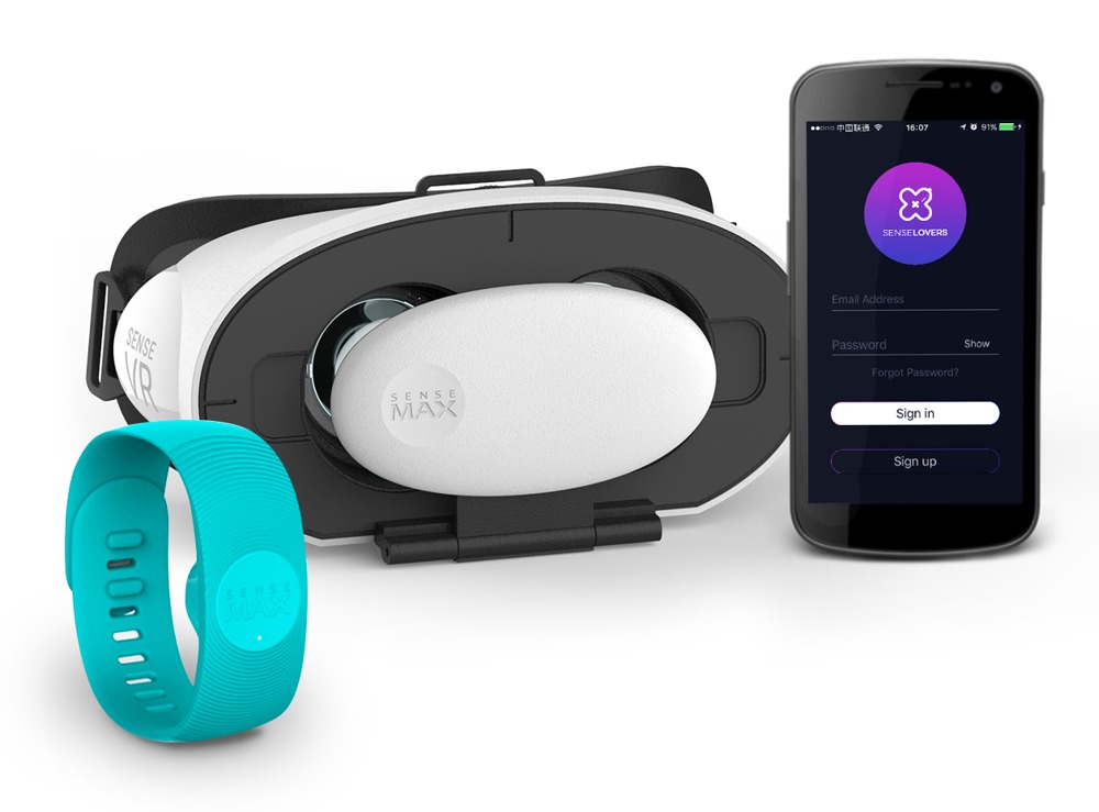 Toy-Set „VR Pleasure Set Lite´´ mit Sense VR Headset und SenseBand Toy-Set „VR Pleasure Set Lite´´ mit Sense VR Headset und SenseBand