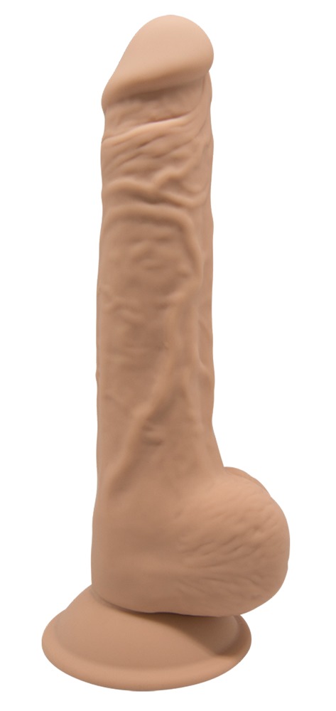 Naturdildo mit Saugfuß, Silexpan mit Silikonüberzug Naturdildo mit Saugfuß, Silexpan mit Silikonüberzug