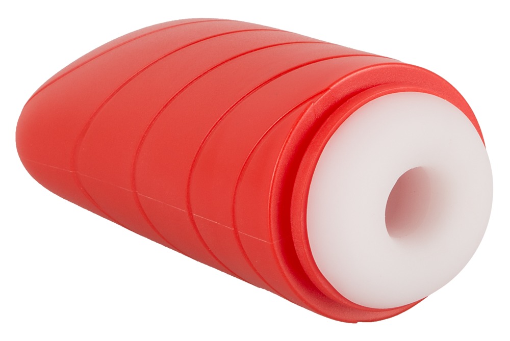Masturbator „Classic Red“, mit integrierter Trockenstation