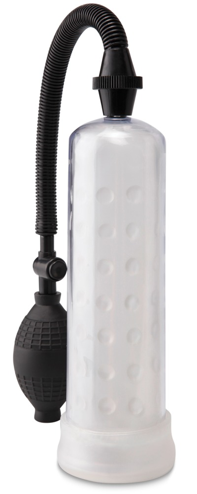 Penispumpe „Silicone Power Pump“, mit genoppter Silikon-Manschette