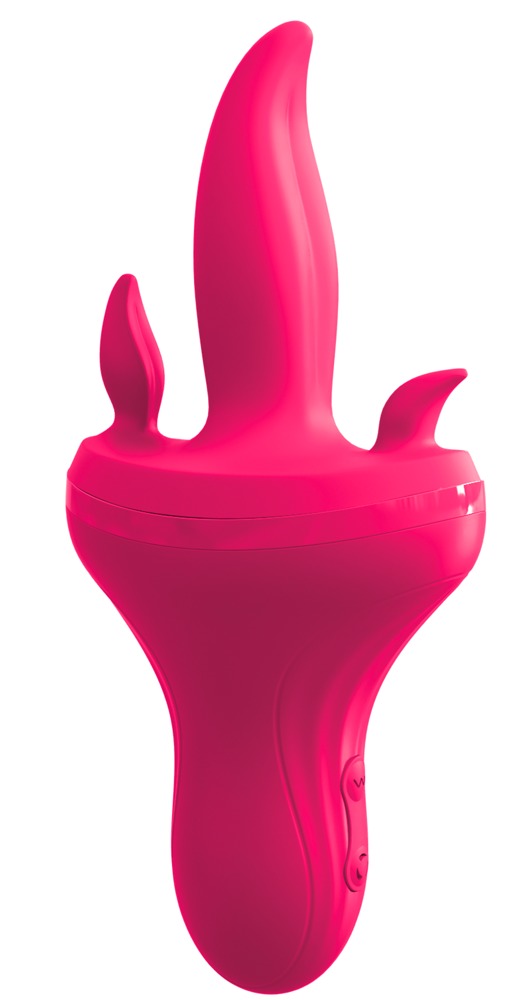 Vibrator „holey trinity“, mit drei Zungen