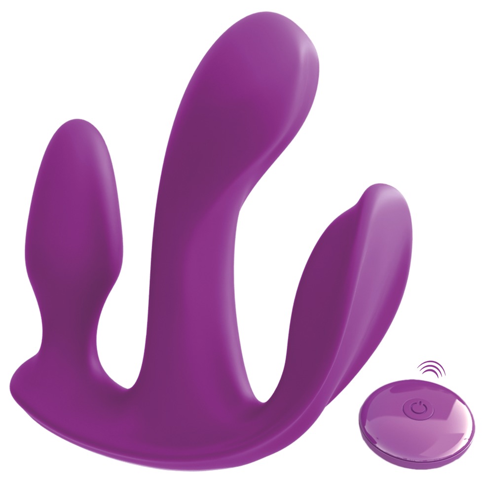 Vibrator „total ecstasy“, mit Dreifach-Stimulation