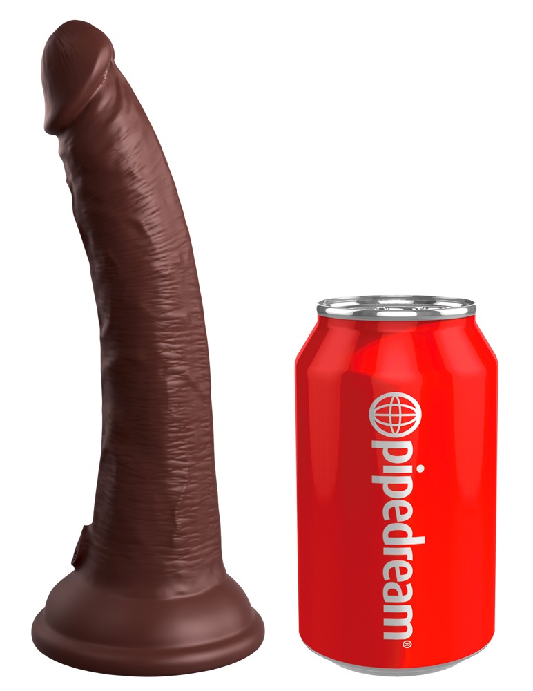 Naturvibrator „7“ Vibrating + Dual Density Silicone Cock with Remote“