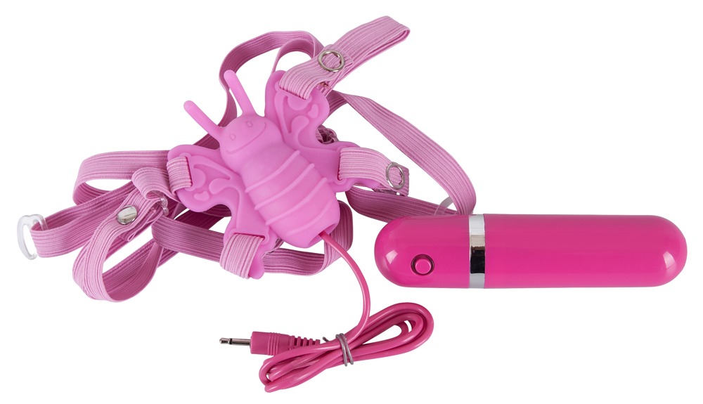 Butterfly-Vibrator „Butterfly Strap On´´ zum Umschnallen, 10 Vibrationsmodi Butterfly-Vibrator „Butterfly Strap On´´ zum Umschnallen, 10 Vibrationsmodi