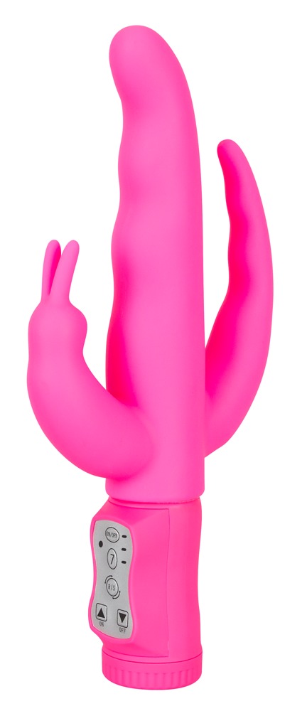 Rabbitvibrator „Triple Vibe“ mit Analvibrator und 7 Vibrationsrhythmen